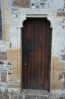 restored oak vestry door