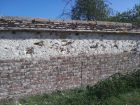 Chalk and brick wall