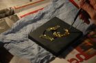 gilding in progress