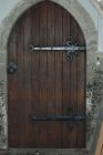 restored door and ironwork